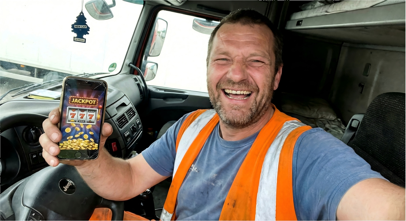 Glücklicher Gewinner